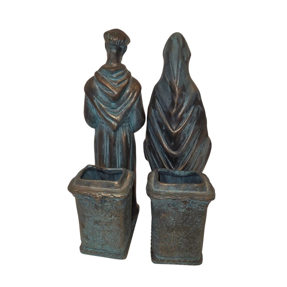 Jim Marvin Collection Statues of Mother of Mary & Religious Figural Bookends - Picture 2 of 13